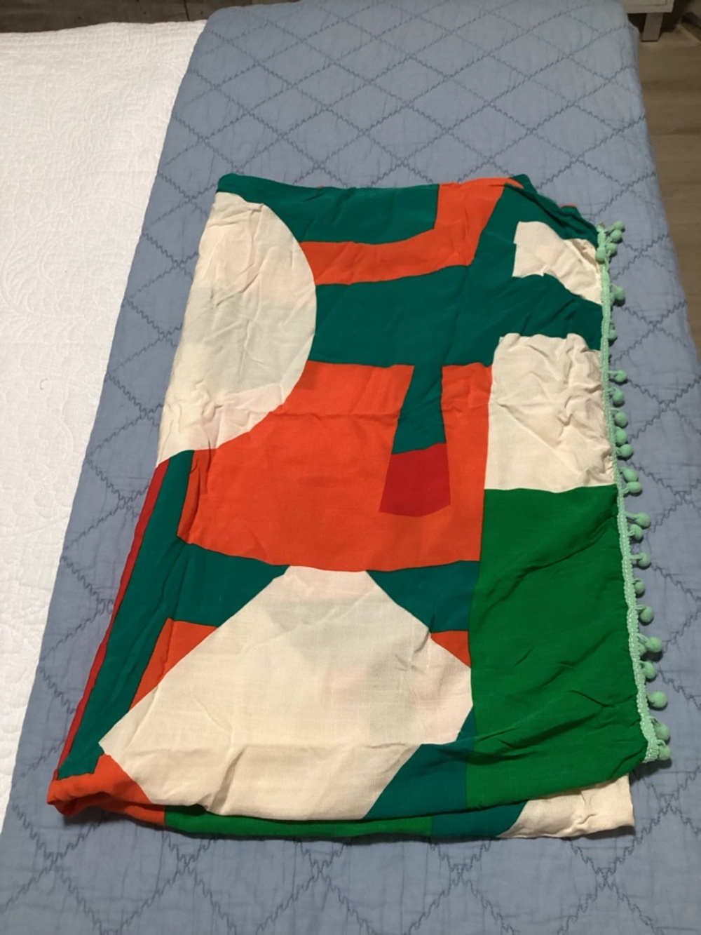 *Pareo - Green, Orange, Cream